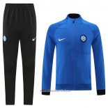 Chandal de Chaqueta del Inter Milan 2022 2023 Azul