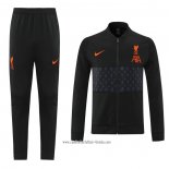 Chandal de Chaqueta del Liverpool 2021 2022 Negro y Gris