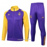 Chandal de Chaqueta del Real Madrid 2023 2024 Purpura