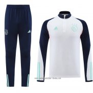 Chandal de Sudadera del Ajax 2023 2024 Blanco