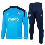 Chandal de Sudadera del Chelsea 2024 2025 Azul