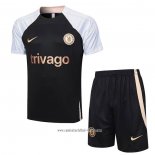 Chandal del Chelsea 2023 2024 Manga Corta Negro - Pantalon Corto