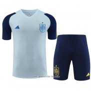 Chandal del Espana 2023 2024 Manga Corta Azul - Pantalon Corto