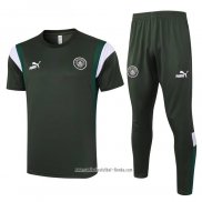 Chandal del Manchester City 2023 2024 Manga Corta Verde