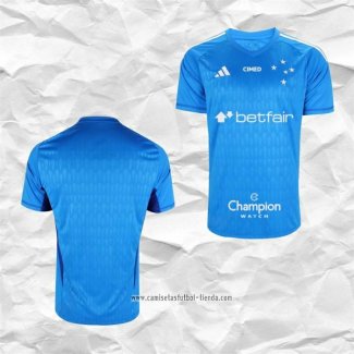 Camiseta Cruzeiro Portero 2023 Azul Tailandia