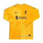 Camiseta Liverpool Portero 2021 2022 Manga Larga Amarillo