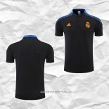 Camiseta Polo del Real Madrid 2022 2023 Negro y Azul