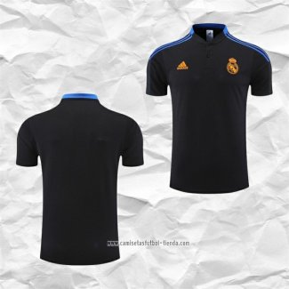 Camiseta Polo del Real Madrid 2022 2023 Negro y Azul
