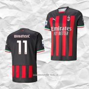 Camiseta Primera AC Milan Jugador Ibrahimovic 2022 2023