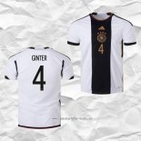 Camiseta Primera Alemania Jugador Ginter 2022