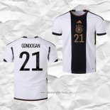 Camiseta Primera Alemania Jugador Gundogan 2022