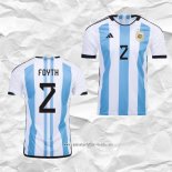 Camiseta Primera Argentina Jugador Foyth 2022