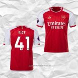 Camiseta Primera Arsenal Jugador Rice 2023 2024