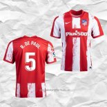 Camiseta Primera Atletico Madrid Jugador R.De Paul 2021 2022