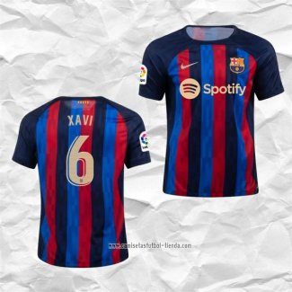 Camiseta Primera Barcelona Jugador Xavi 2022 2023