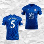 Camiseta Primera Chelsea Jugador Jorginho 2021 2022