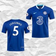 Camiseta Primera Chelsea Jugador Jorginho 2022 2023