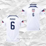 Camiseta Primera Estados Unidos Jugador Musah 2022