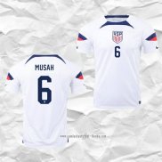 Camiseta Primera Estados Unidos Jugador Musah 2022