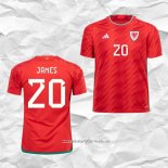 Camiseta Primera Gales Jugador James 2022