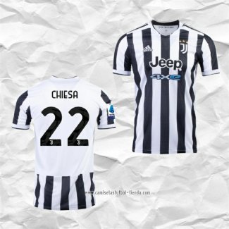 Camiseta Primera Juventus Jugador Chiesa 2021 2022
