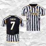 Camiseta Primera Juventus Jugador Chiesa 2023 2024