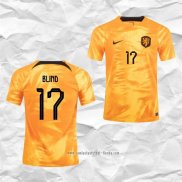 Camiseta Primera Paises Bajos Jugador Blind 2022