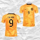 Camiseta Primera Paises Bajos Jugador L.De Jong 2022