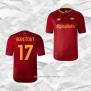 Camiseta Primera Roma Jugador Veretout 2022 2023
