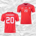 Camiseta Primera Suiza Jugador Fernandes 2022