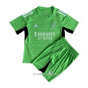 Camiseta Real Madrid Portero 2023 2024 Nino Verde