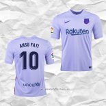 Camiseta Segunda Barcelona Jugador Ansu Fati 2021 2022
