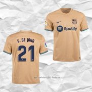 Camiseta Segunda Barcelona Jugador F.De Jong 2021 2022