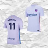 Camiseta Segunda Barcelona Jugador O.Dembele 2021 2022