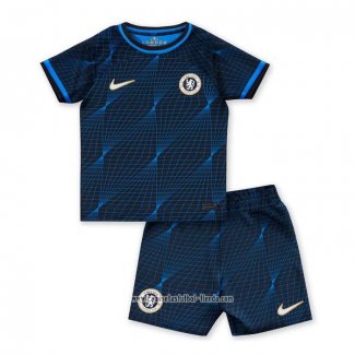 Camiseta Segunda Chelsea 2023 2024 Nino