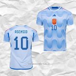 Camiseta Segunda Espana Jugador Asensio 2022