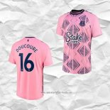 Camiseta Segunda Everton Jugador Doucoure 2022 2023