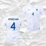 Camiseta Segunda Francia Jugador Upamecano 2022