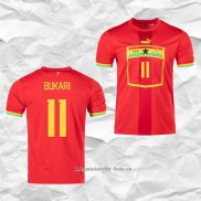 Camiseta Segunda Ghana Jugador Bukari 2022