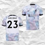 Camiseta Segunda Liverpool Jugador Luis Diaz 2022 2023