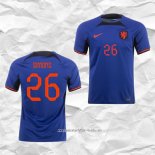 Camiseta Segunda Paises Bajos Jugador Simons 2022