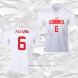 Camiseta Segunda Suiza Jugador Zakaria 2022