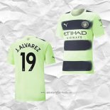 Camiseta Tercera Manchester City Jugador J.Alvarez 2022 2023