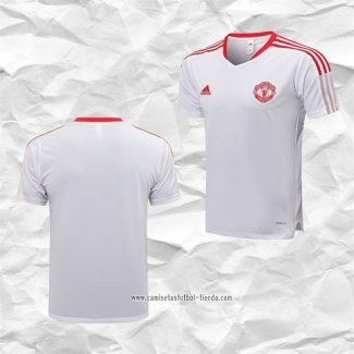 Camiseta de Entrenamiento Manchester United 2021 2022 Blanco