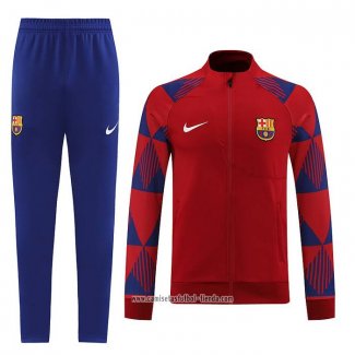 Chandal de Chaqueta del Barcelona 2022 2023 Rojo