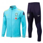 Chandal de Chaqueta del Brasil 2022 2023 Azul