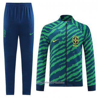 Chandal de Chaqueta del Brasil 2022 2023 Verde