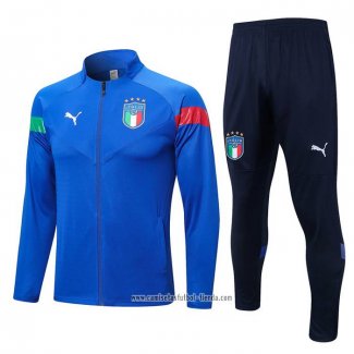 Chandal de Chaqueta del Italia 2022-2023 Azul