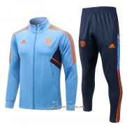 Chandal de Chaqueta del Manchester United 2022 2023 Azul