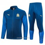 Chandal de Chaqueta del Olympique Marsella 2023 2024 Azul Oscuro